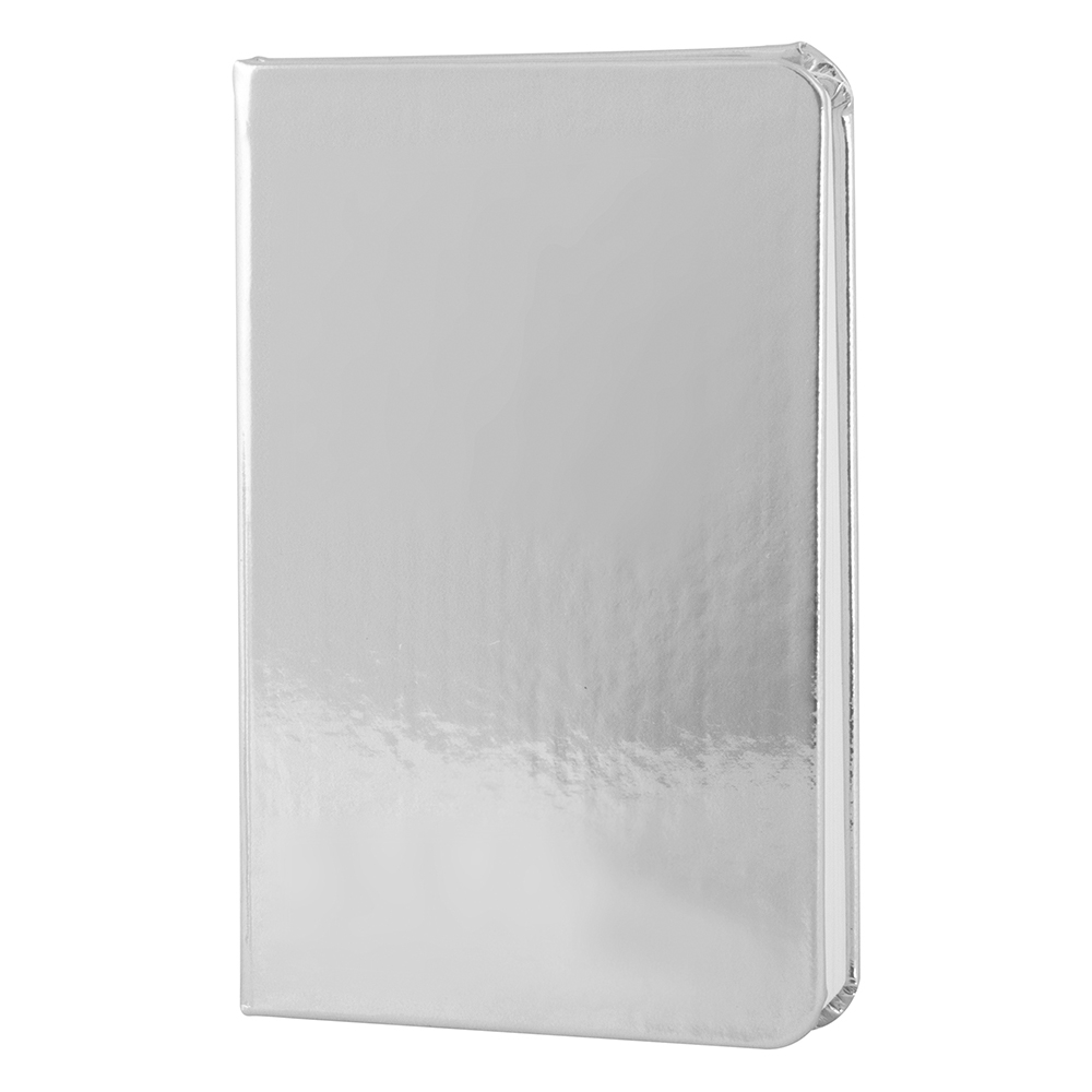 Carnet publicitaire A6 Glitter Argent mat